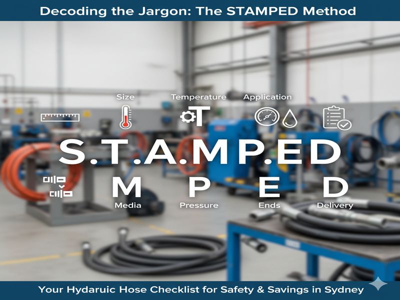 decoding stamped hydraulic hose repair sydney